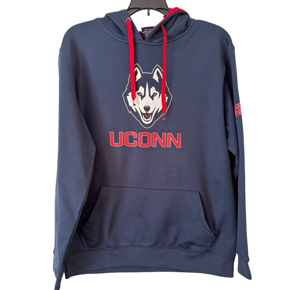 Colosseum UCONN Huskies Hoodie Sweatshirt Men Medium Pullover College Basketball